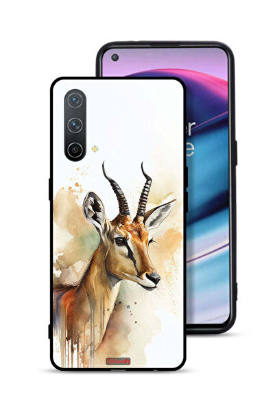 Tolwak غطاء حماية لهاتف OnePlus Nord CE 5G بنقشة غزال تجريدية