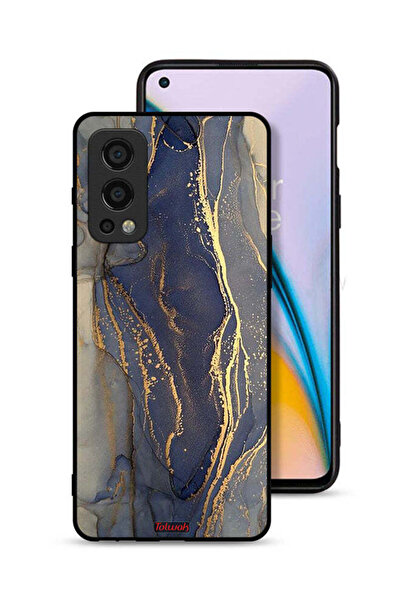 Tolwak غطاء حماية لهاتف OnePlus Nord 2 5G بنمط رخامي لامع