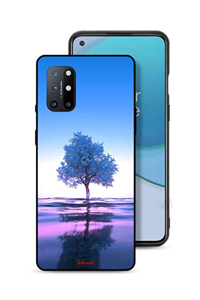 Tolwak غطاء حماية لهاتف OnePlus 8T Plus 5G بتصميم شجرة نيون وانعكاس جسم مائي ...