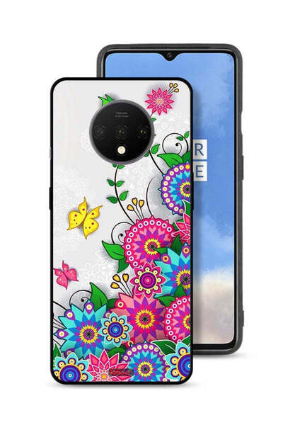 Tolwak غطاء حماية لهاتف OnePlus 7T بنقشة زهور ماندالا