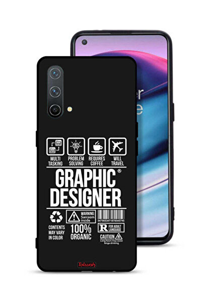Tolwak غطاء حماية لهاتف OnePlus Nord CE 5G - ملصق مصمم جرافيكي