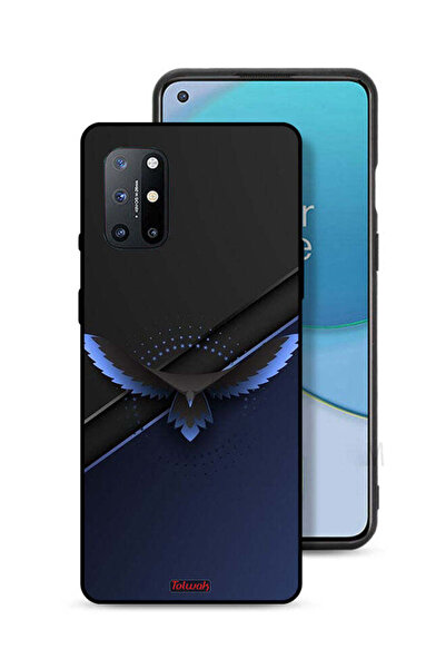 Tolwak غطاء حماية لهاتف OnePlus 8T 5G بتصميم فن تجريدي رقمي من النسر