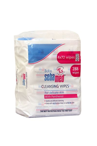 Generic Sebamed Baby Cleansing Wipes 4 x 72 pcs