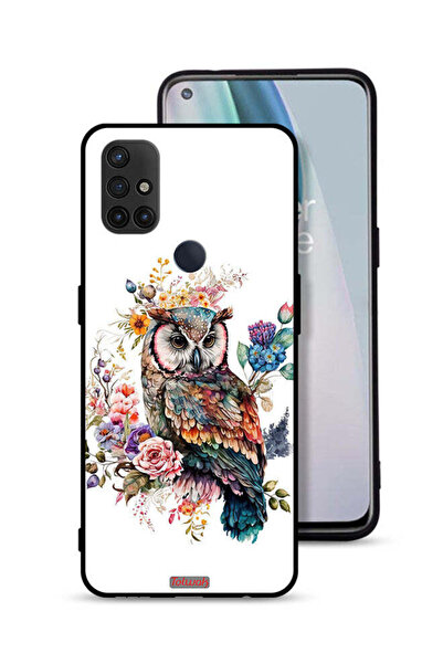Tolwak غطاء حماية لهاتف OnePlus Nord N10 5G بطبعة بومة فنية تجريدية