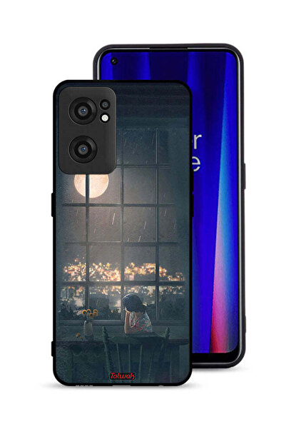 Tolwak OnePlus Nord CE 2 5G Protective Case Cover Looking At Moon Art