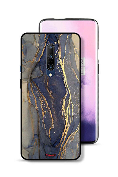 Tolwak غطاء حماية لهاتف OnePlus 7 Pro بنمط رخامي لامع