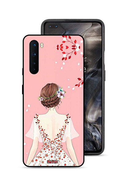 Tolwak غطاء حماية لهاتف OnePlus Nord برسومات فتاة واقفة