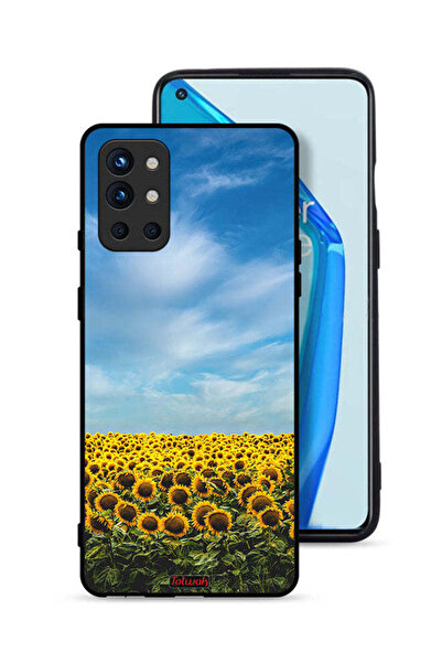 Tolwak غطاء حماية لهاتف OnePlus 9R 5G بطبعة عباد الشمس تحت السماء