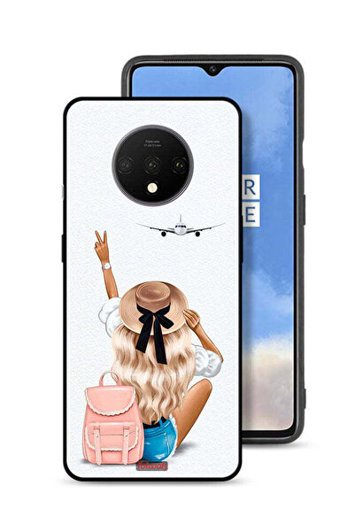Tolwak غطاء حماية لهاتف OnePlus 7T - فتاة تحب السفر