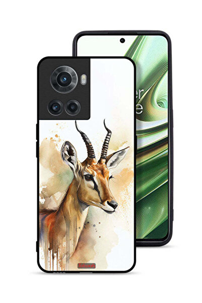 Tolwak غطاء حماية لهاتف OnePlus 10R 5G بطبعة غزال تجريدية