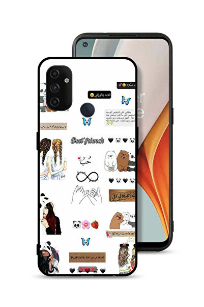 Tolwak غطاء حماية لهاتف OnePlus Nord N100 مع اقتباسات وملصقات باللغة العربية