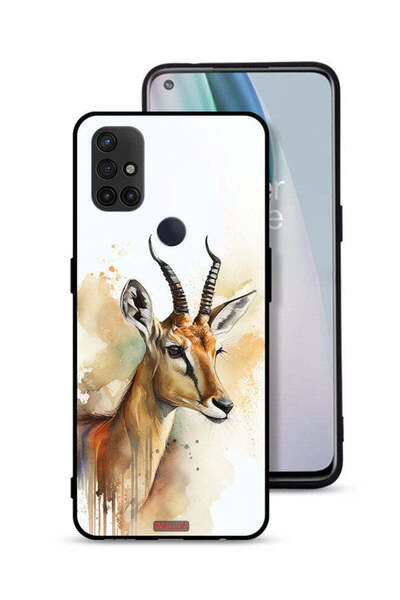 Tolwak غطاء حماية لهاتف OnePlus Nord N10 5G بنقشة غزال تجريدية