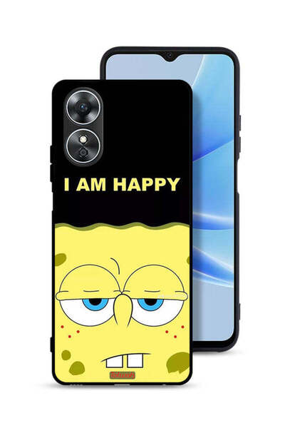 Tolwak Oppo A17 Protective Case Cover I Am Happy