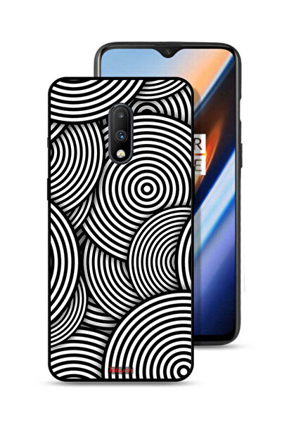 Tolwak غطاء حماية لهاتف OnePlus 7 بنمط دوائر وهمية