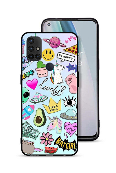 Tolwak غطاء حماية لهاتف OnePlus Nord N10 5G بملصقات جميلة