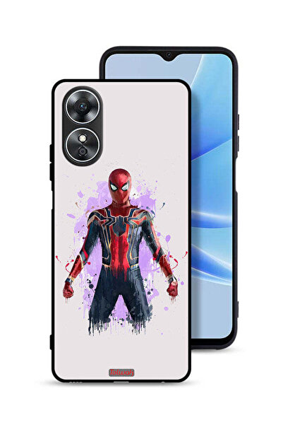 Tolwak غطاء حماية لهاتف Oppo A17 بتصميم العنكبوت الحديدي