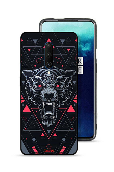 Tolwak غطاء حماية لهاتف OnePlus 7T Pro بتصميم الذئب المتمايل