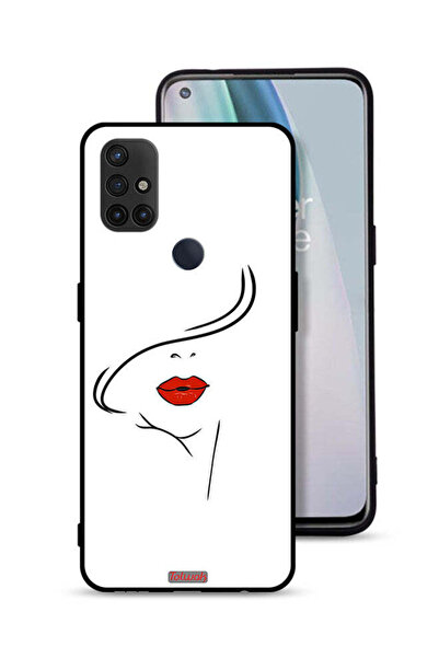 Tolwak غطاء حماية لهاتف OnePlus Nord N10 5G برسومات وجه فتاة