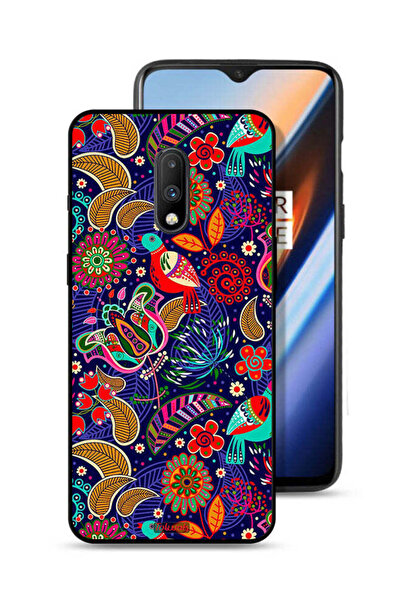 Tolwak غطاء حماية لهاتف OnePlus 7 بنقشة طيور وزهور
