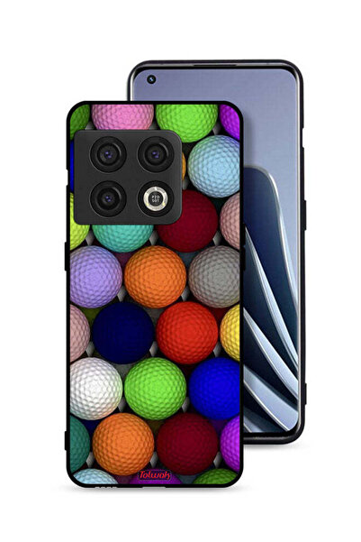 Tolwak غطاء حماية لهاتف OnePlus 10 Pro 5G بتصميم كرات فنية تجريدية