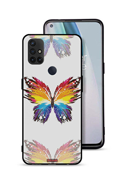 Tolwak غطاء حماية لهاتف OnePlus Nord N10 5G بخلفية بسيطة وفن رقمي وبساطة الفراشة