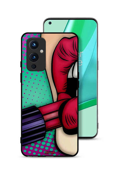 Tolwak غطاء حماية لهاتف OnePlus 9 5G أحمر شفاه