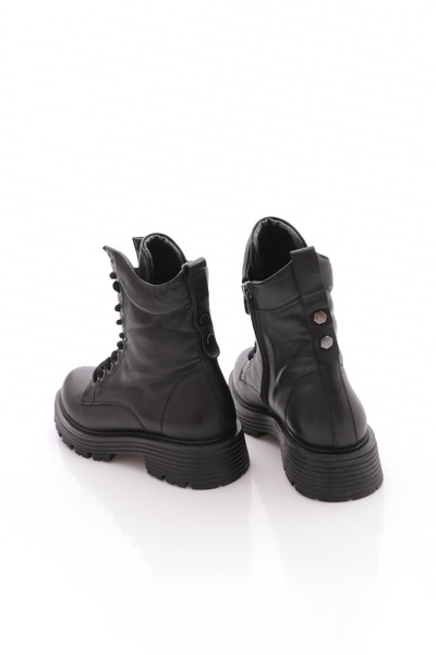 DGN 22564-22K Women's Thick Sole Lace Up Boots