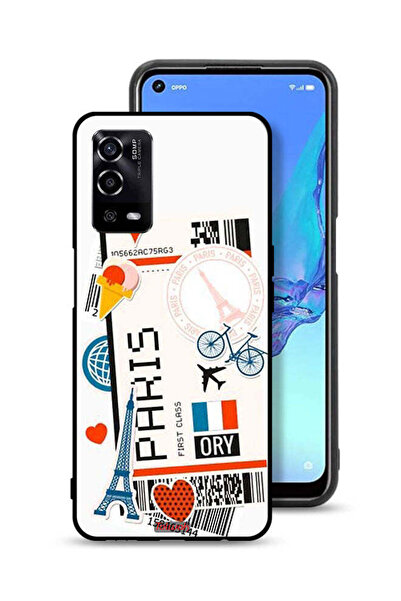 Tolwak غطاء حماية لهاتف Oppo A55 4G - ملصق باريسي