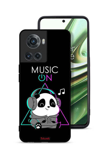 Tolwak غطاء حماية لهاتف OnePlus 10R 5G بطبعة موسيقى الباندا