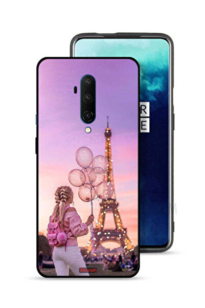 Tolwak OnePlus 7T Pro Protective Case Cover Girl Holding Balloons