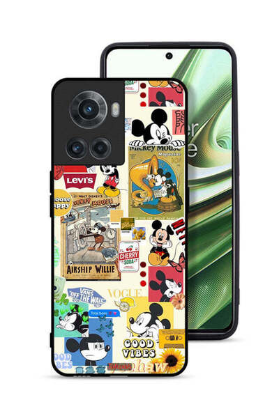 Tolwak OnePlus 10R 5G Protective Case Cover Chose Happy And Stickers