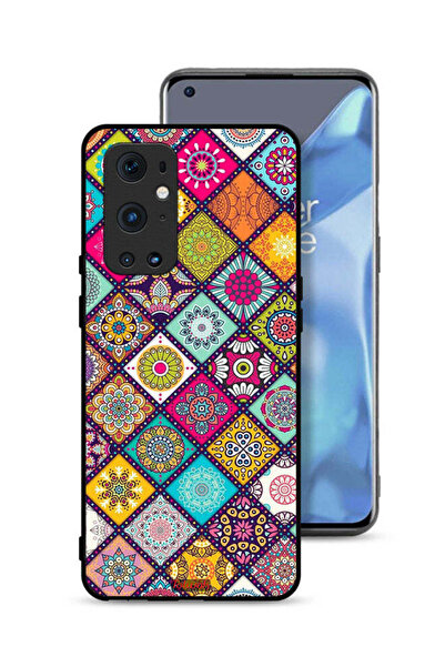 Tolwak غطاء حماية لهاتف OnePlus 9 Pro 5G بنمط مربعات ماندالا