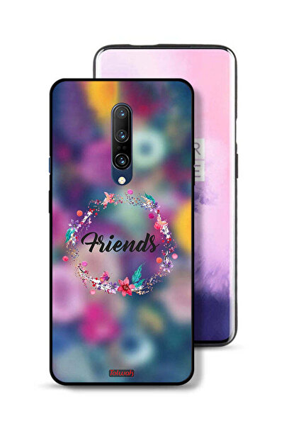 Tolwak غطاء حماية لهاتف OnePlus 7 Pro بتصميم خاتم أصدقاء الزهور