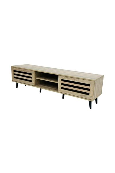 DEC26 Plasma TV table with a distinctive and modern design, 180 cm