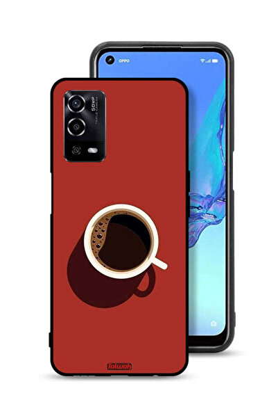 Tolwak غطاء حماية لهاتف Oppo A55 4G بفنجان قهوة