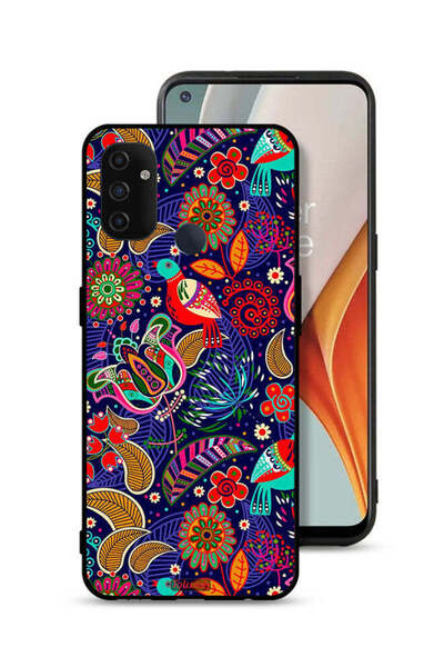 Tolwak غطاء حماية لهاتف OnePlus Nord N100 بنقشة طيور وزهور