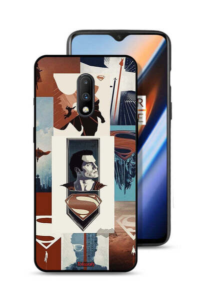 Tolwak غطاء حماية لهاتف OnePlus 7 برسومات سوبرمان
