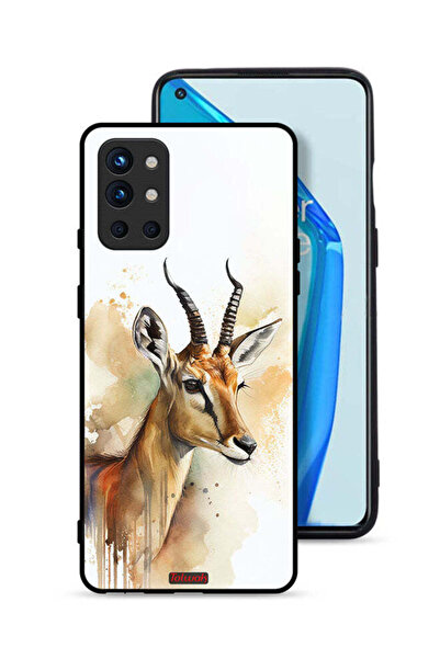 Tolwak غطاء حماية لهاتف OnePlus 9R 5G بنقشة غزال تجريدية