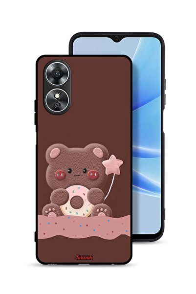 Tolwak غطاء حماية لهاتف Oppo A17 - دونات بير