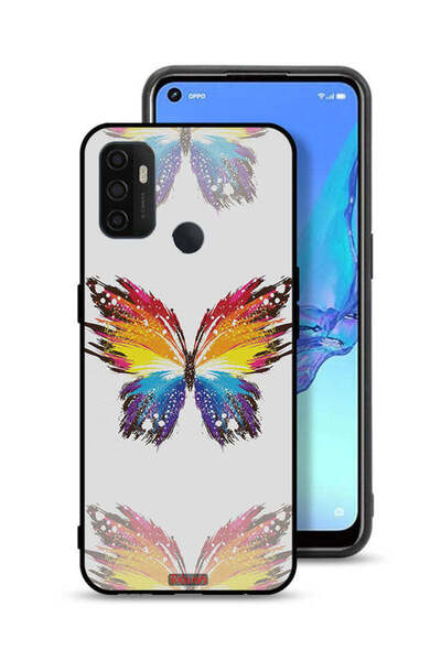 Tolwak غطاء حماية لهاتف Oppo A11s بفن رقمي وخلفية بسيطة وبساطة الفراشة