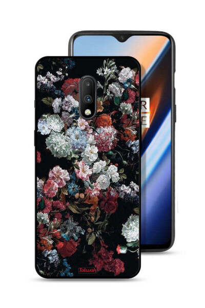Tolwak غطاء حماية لهاتف OnePlus 7 بنقشة الورود العتيقة