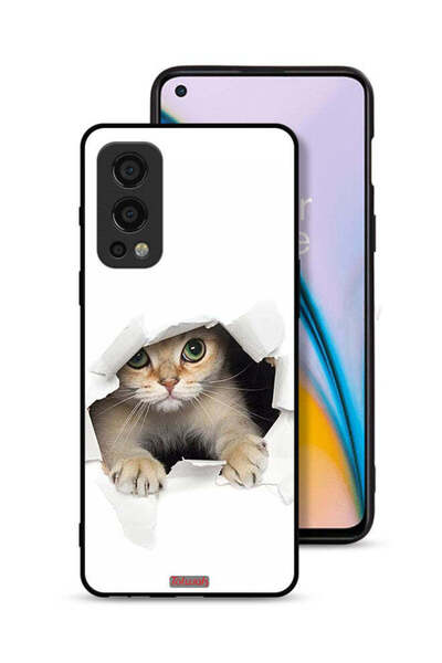 Tolwak غطاء حماية لهاتف OnePlus Nord 2 5G بتصميم قطة