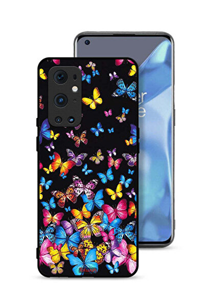 Tolwak غطاء حماية لهاتف OnePlus 9 Pro 5G بنقشة فراشات ملونة