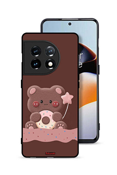 Tolwak غطاء حماية لهاتف OnePlus 11 5G بتصميم دب دونات