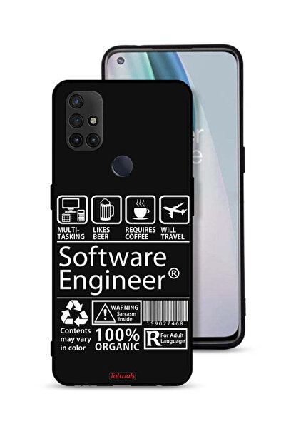 Tolwak غطاء حماية لهاتف OnePlus Nord N10 5G، ملصق مهندس برمجيات