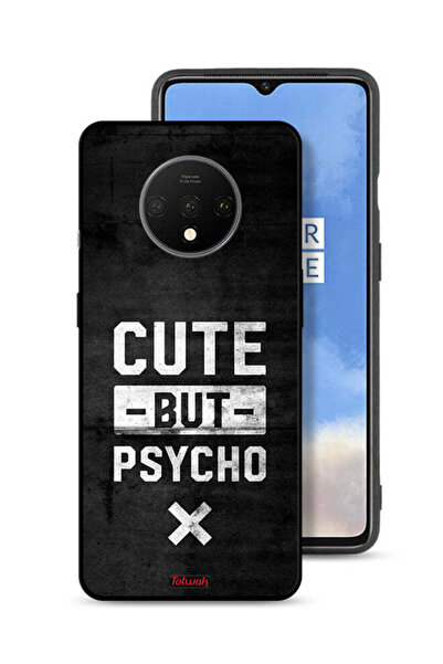Tolwak OnePlus 7T Protective Case Cover Cute But Psycho