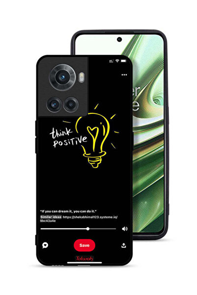 Tolwak OnePlus 10R 5G Protective Case Cover Think Positive