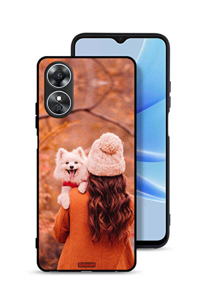 Tolwak غطاء حماية لهاتف Oppo A17 يحمل جروًا