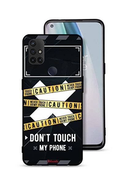 Tolwak غطاء حماية لهاتف OnePlus Nord N10 5G تحذير: لا تلمس هاتفي أبدًا