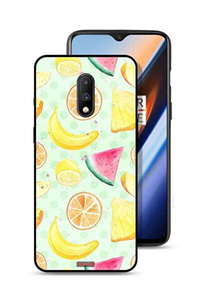 Tolwak غطاء حماية لهاتف OnePlus 7 بتصميم فن الألوان المائية والفواكه
